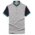 Customized Korean Style Color Combination Polo T Shirt